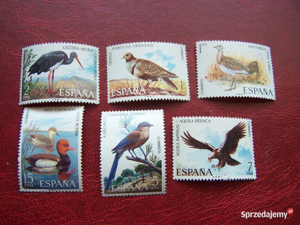 Hiszpania 1973 MNH Mi 202934 Fauna Ptaki sprzedam