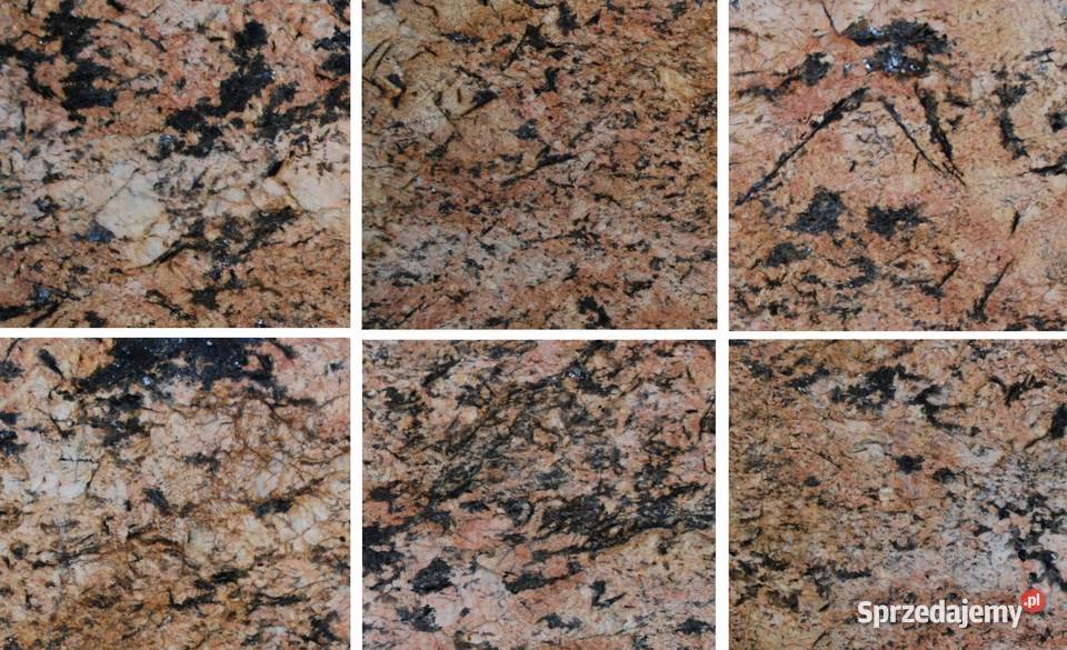 Płytki granitowe MAGMA GOLD 95x95x2 poler Płytki uniwersalne Przemyśl