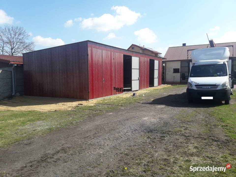 Garaż blaszany 7x6 Hala Garaże Blaszane Wiata Zgierz