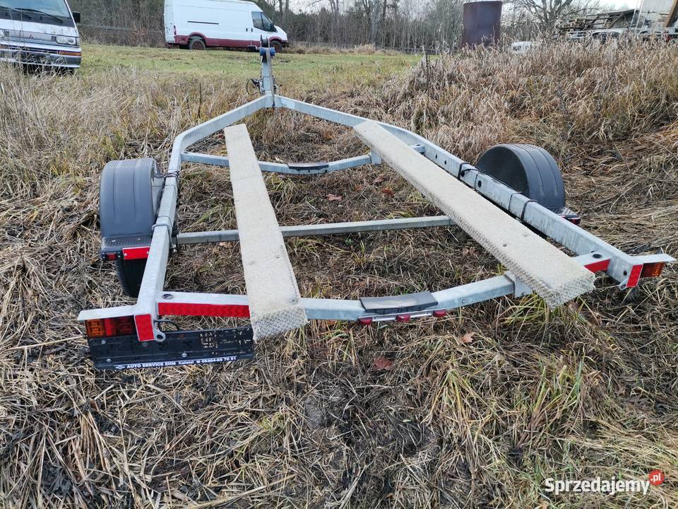 Przyczepa podłodziowa amerykańska do łodzi 6m MAX Trailer Pożarki