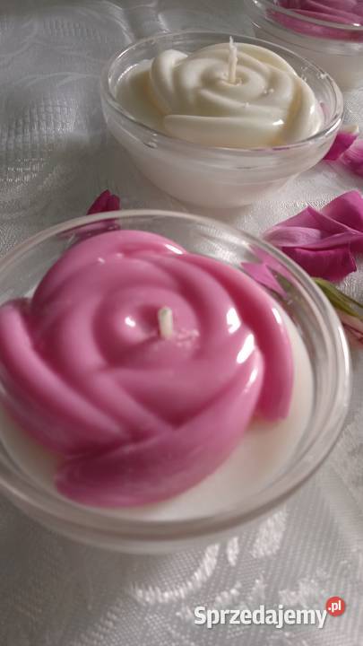 MAŁE ŚWIECE SOJOWE W CZARECZKACH ZE SZKŁA Piła sprzedam