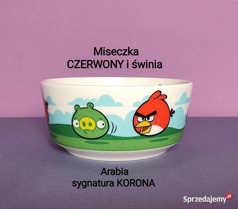 ANGRY BIRDS miska Arabia Finland sygnatura
