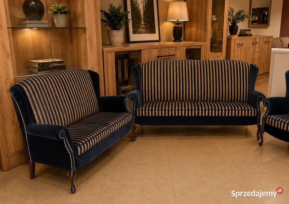 Nowy Komplet LUDWIK 321 Stylowy Wyprzedaż MEBLE Komplety wypoczynkowe Olesno