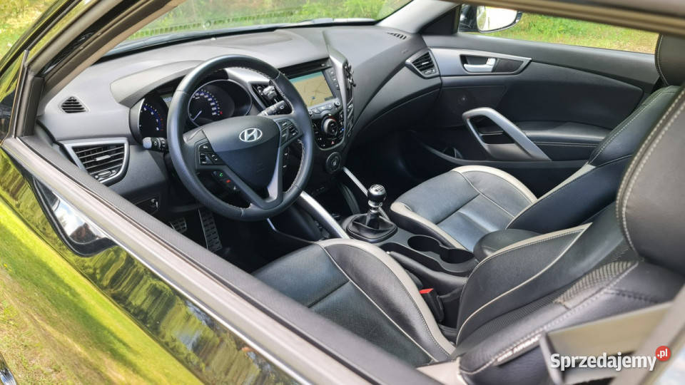 Hyundai Veloster 16 TURBO 186 NAVI Panorama garażowany Chmielnik