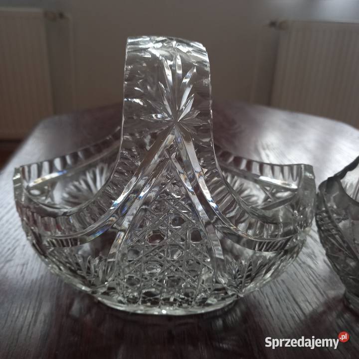 Koszyki kryształowe Ceramika i szkło