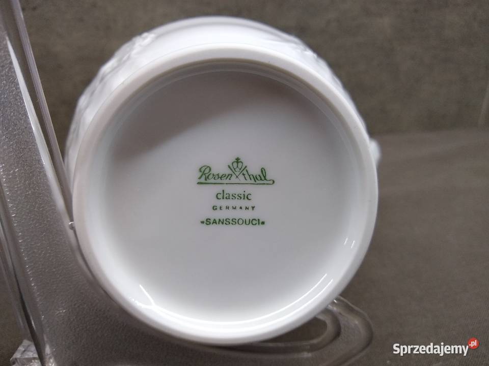 NOWY Dzbanek Rosenthal Sanssouci biały 25 Porcelana i szkło Kalisz