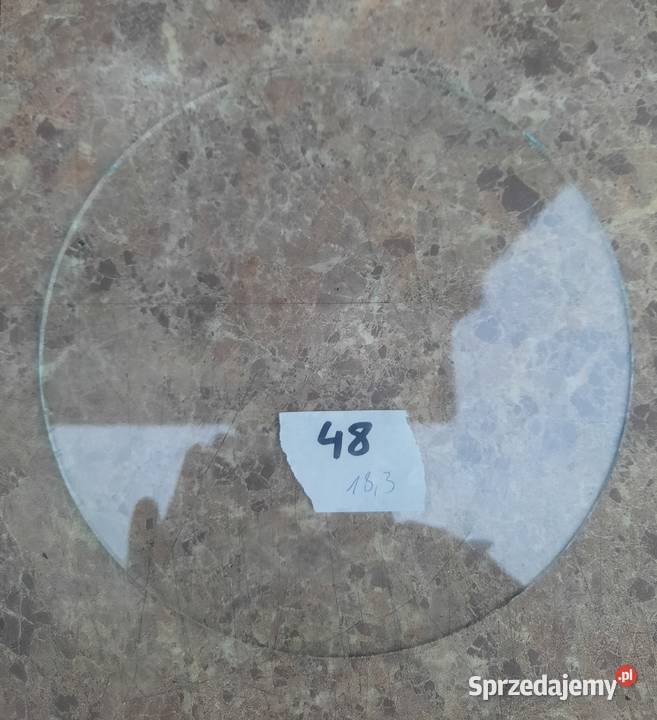 48 Szkło szyba płaska starego zegara 183 Tczew