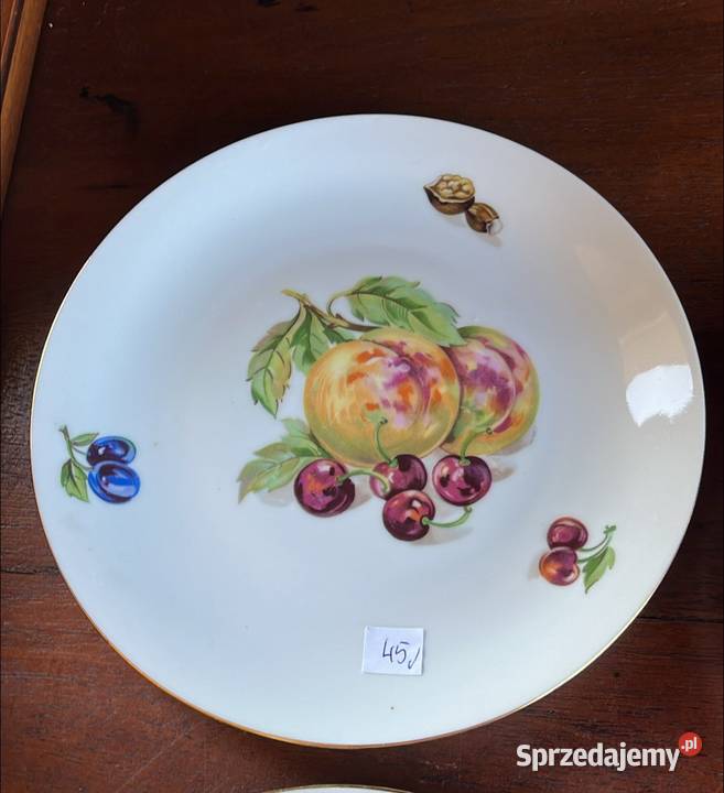 Talerzyk deserowy Syg Bohemia Owoce Gdańsk sprzedam