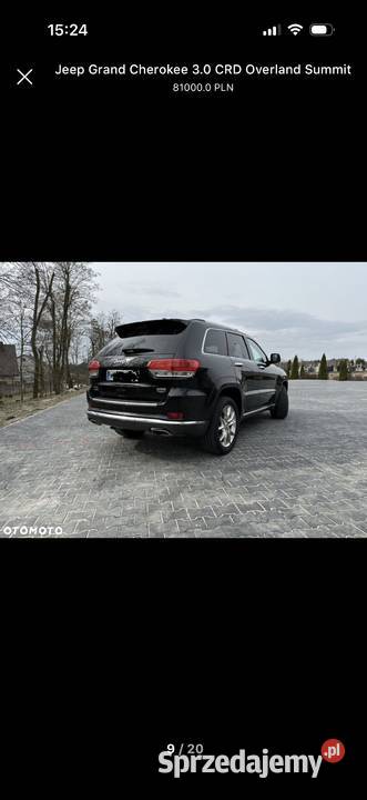 Jeep Grand Cherokee WK2 lift SUMMIT polski salon Warszawa