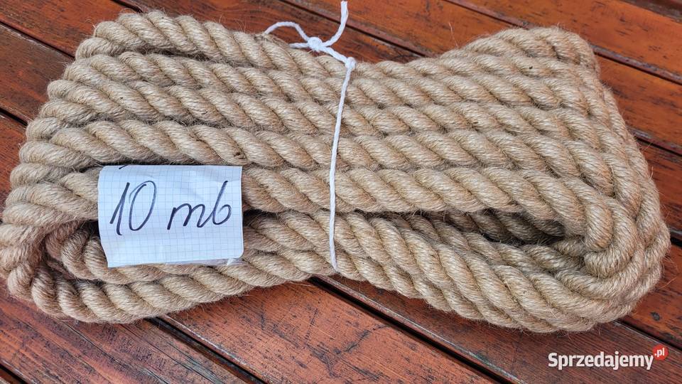 Lina jutowa 30 mm 10 Metrów sznurek Polska juta Nowy Targ