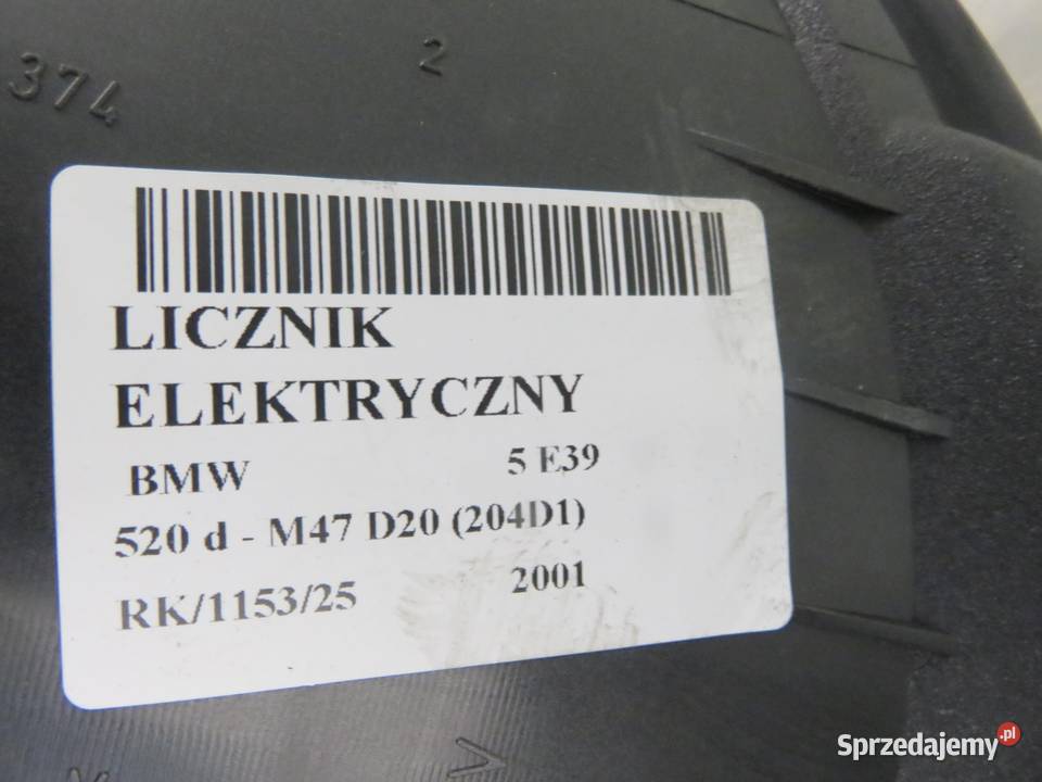 LICZNIK BMW E39 520 d 6907018 osobowe małopolskie sprzedam