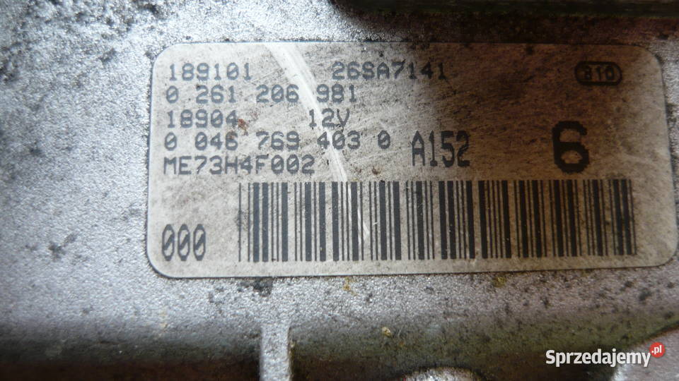 ECU KOMPUTER PUNTO 2000 2003 osobowe Myszków