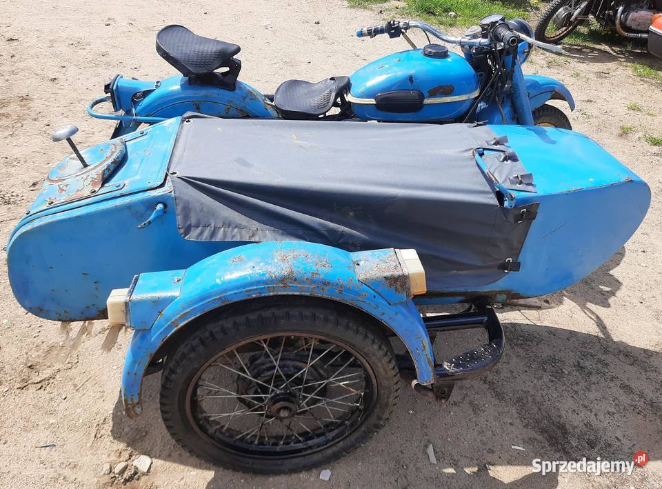 19 URAL IMZ 810330 z wózkiem 1987 dokumenty Ostrołęka sprzedam
