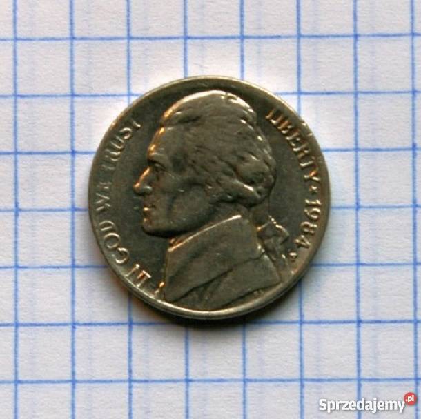 5 CENTÓW FIVE CENTS 1984 P USA