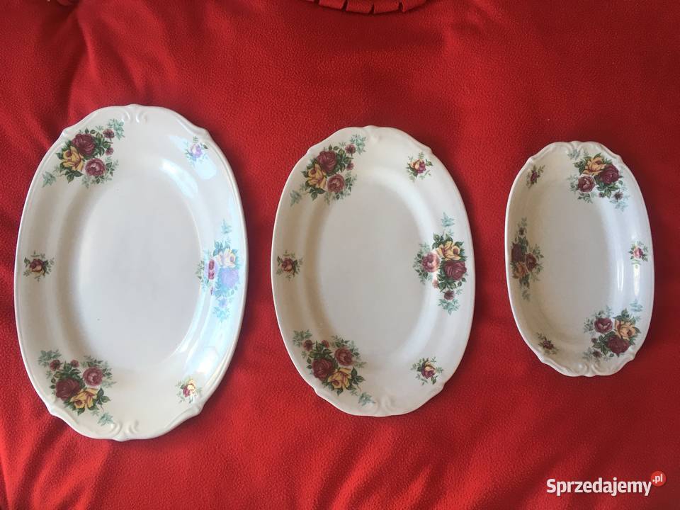 Porcelana Chodzież zestaw 12 osób 44 elementy Kołobrzeg sprzedam