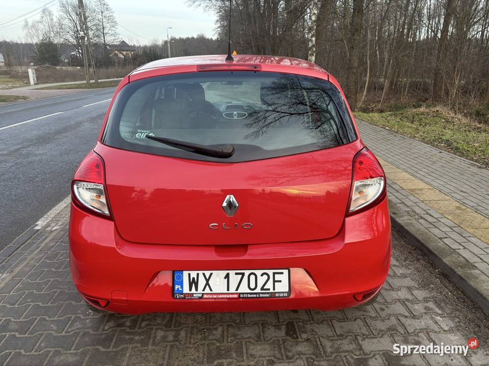 Renault Clio III 2012r 12 benz klima welurowa tapicerka