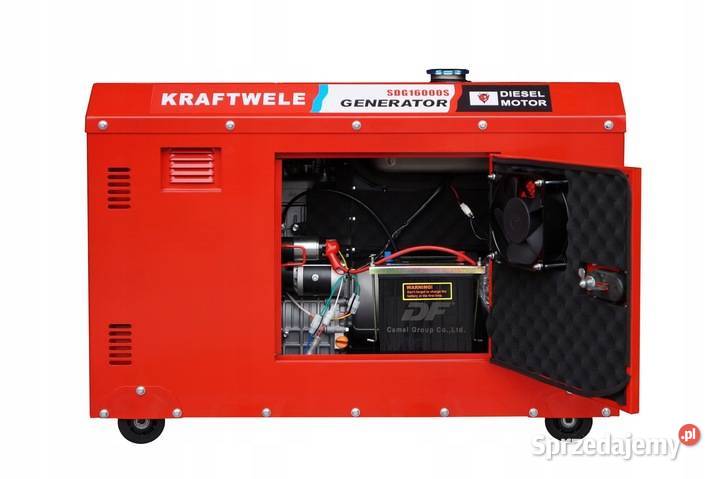AGREGAT GENERATOR PRĄDOTWÓRCZY 16 kVA PRZYCZEPA Ząbkowice Śląskie