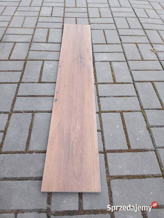 Płytki drewnopodobne gres podłogowy 20x120 śląskie Marklowice