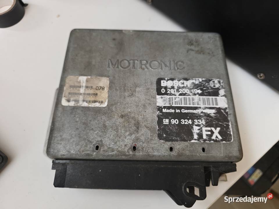 Sterownik komputer silnika ecu Opel 20 16v warmińsko-mazurskie Gajewo