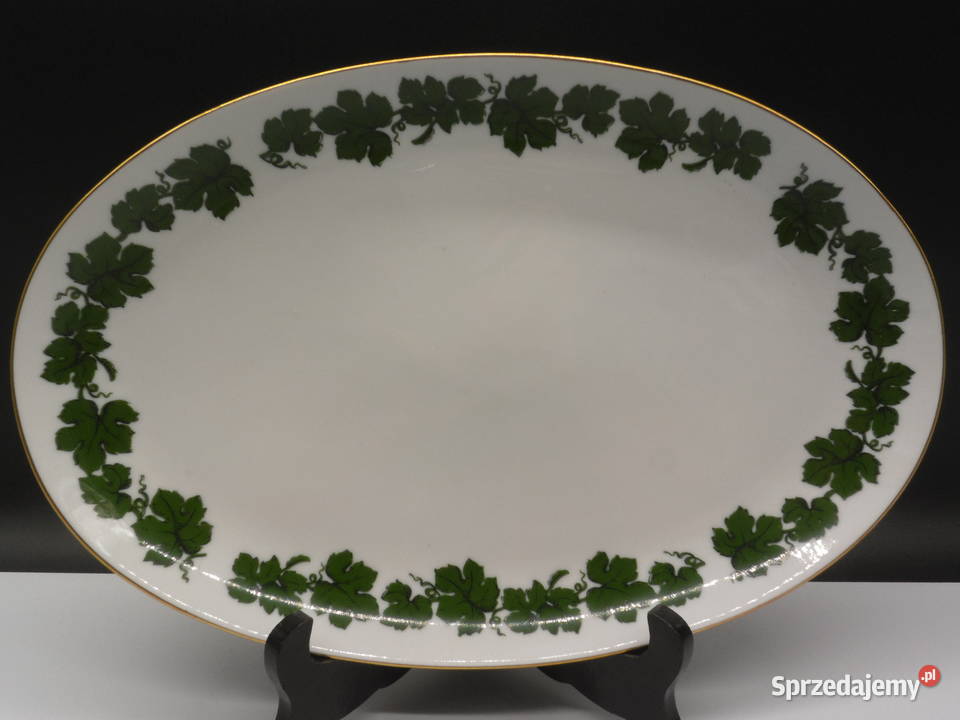 ELEGANCKI PÓŁMISEK OVAL HENNEBERG PORZELLAN Porcelana i szkło Raszków sprzedam