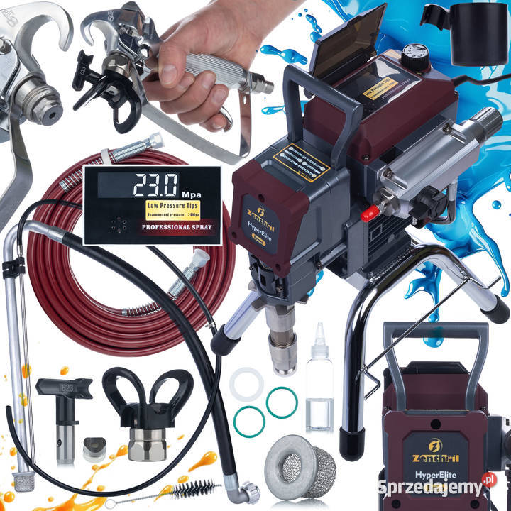 Agregat Malarski Zenthril Bravo 2200W 25Mpa Dom i Ogród Ludźmierz