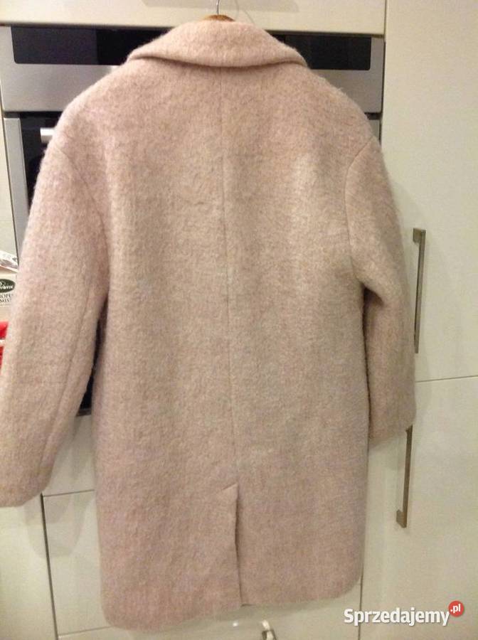 Płaszcz Zimowy Damski ZARA XS Wełniany Nowa Sól