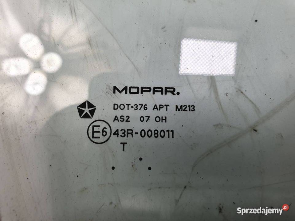 SZYBA PRAWY PRZÓD JEEP COMPASS osobowe kujawsko-pomorskie