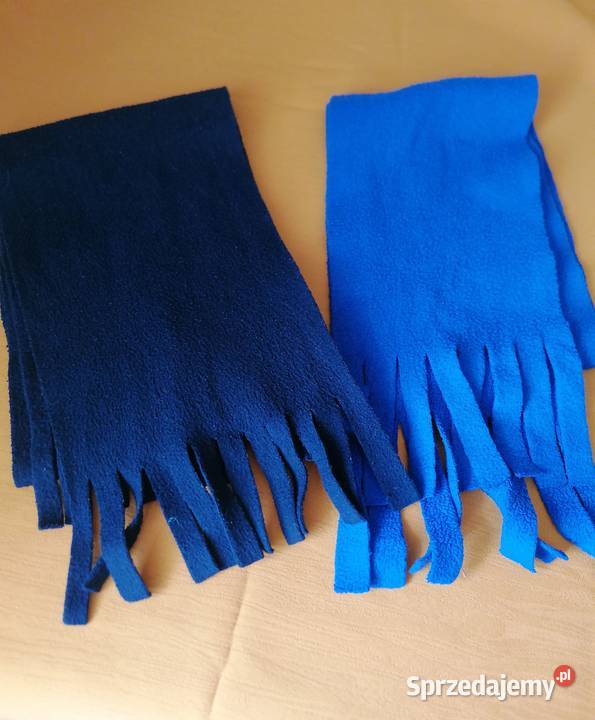 Szalik polarowy dziecięcy niebieski dł113 Rozmiar 146