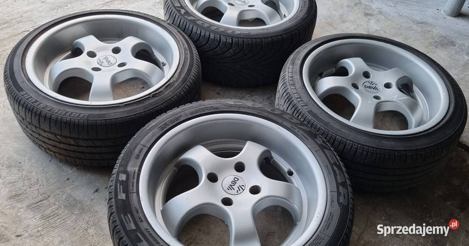 Alufelgi rant DBV17 4x1143 Nissan s13 8j ET35 Średnica 17" Samochodowe Brzesko