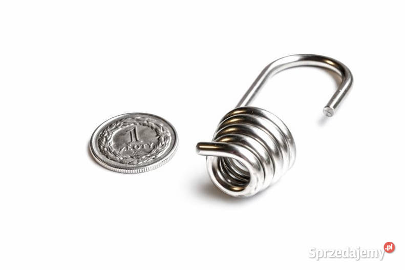 Hak sprężyna INOX z nierdzewki mocny hak Szemud