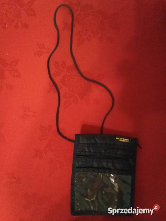 Portfel na szyję western union Warszawa sprzedam