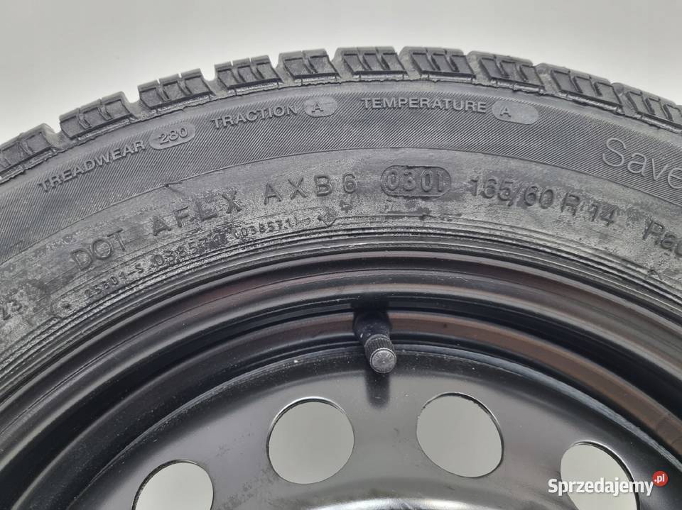 KOŁO ZAPASOWE Zapas Nissan Micra K11 16560 R14