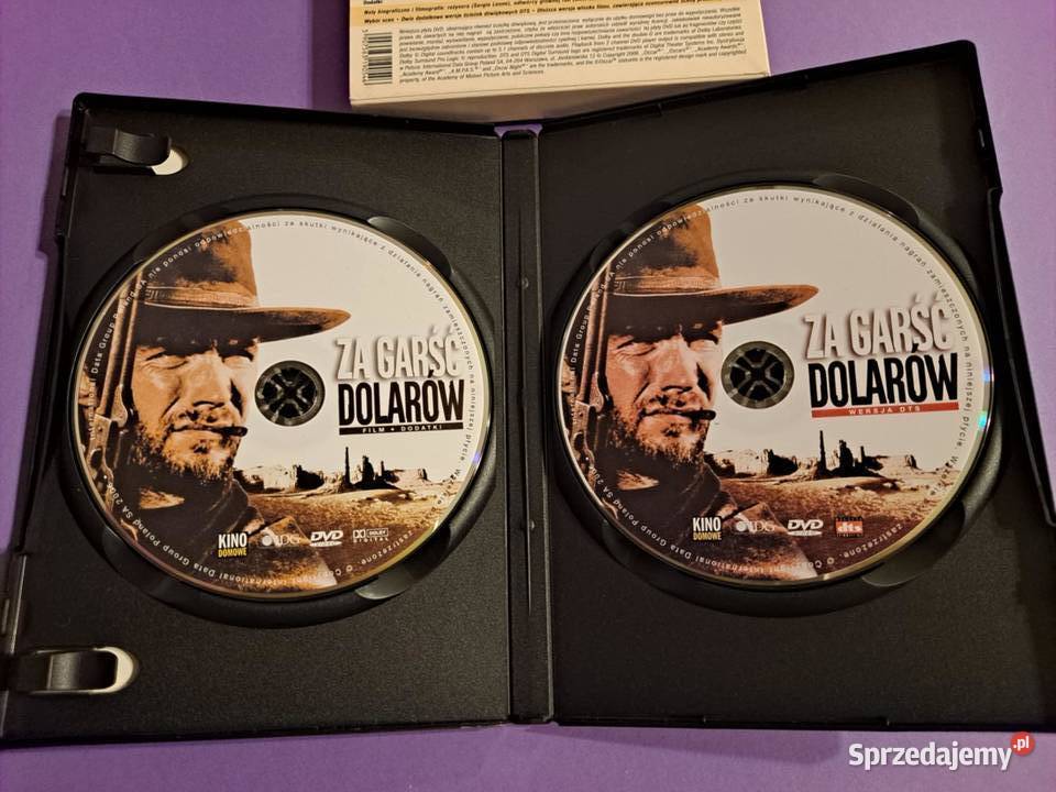Garść Dolarów DVD X 2 EDYCJA SPECJALNA Clint Filmy Kraków