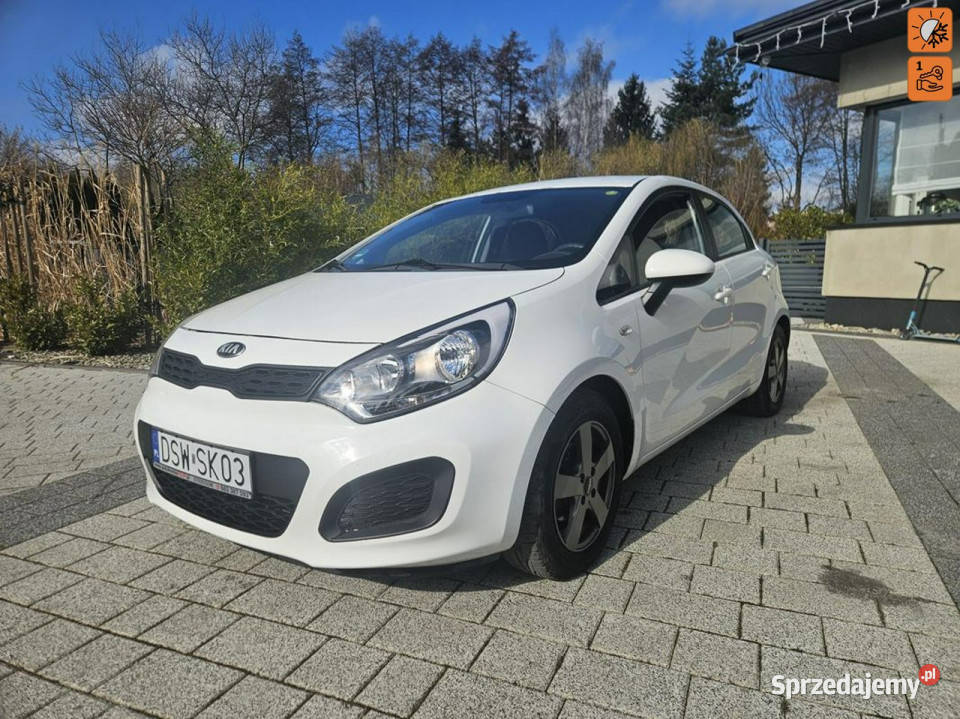 Kia Rio 12 85 klima elektryka zadbany III 2011 Strzegom
