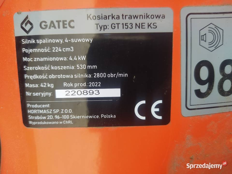 Rozrusznik Loncin 224 GATEC kosiarka hortmasz sprzedam