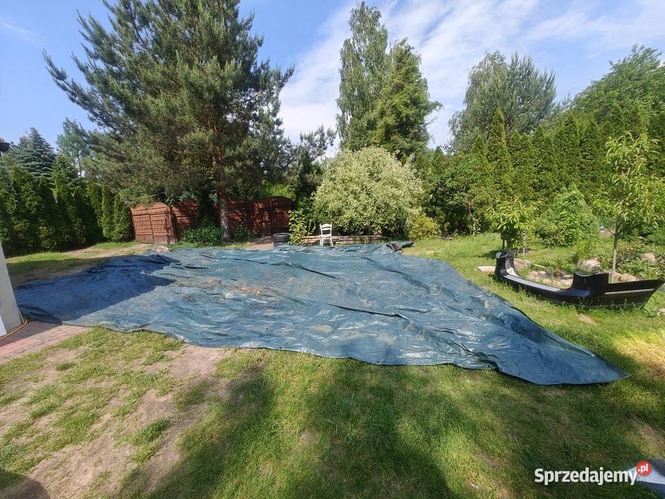 Plandeka gruba 10x15 używana Pozostałe Szczaki