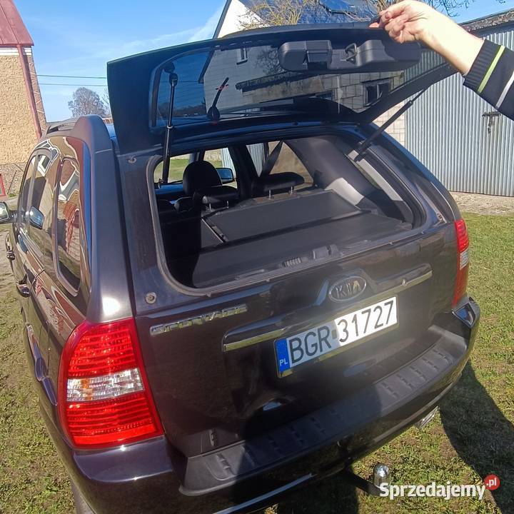 Kia Sportage bezwypadkowy bogate wyposażenie wspomaganie kierownicy Grajewo sprzedam