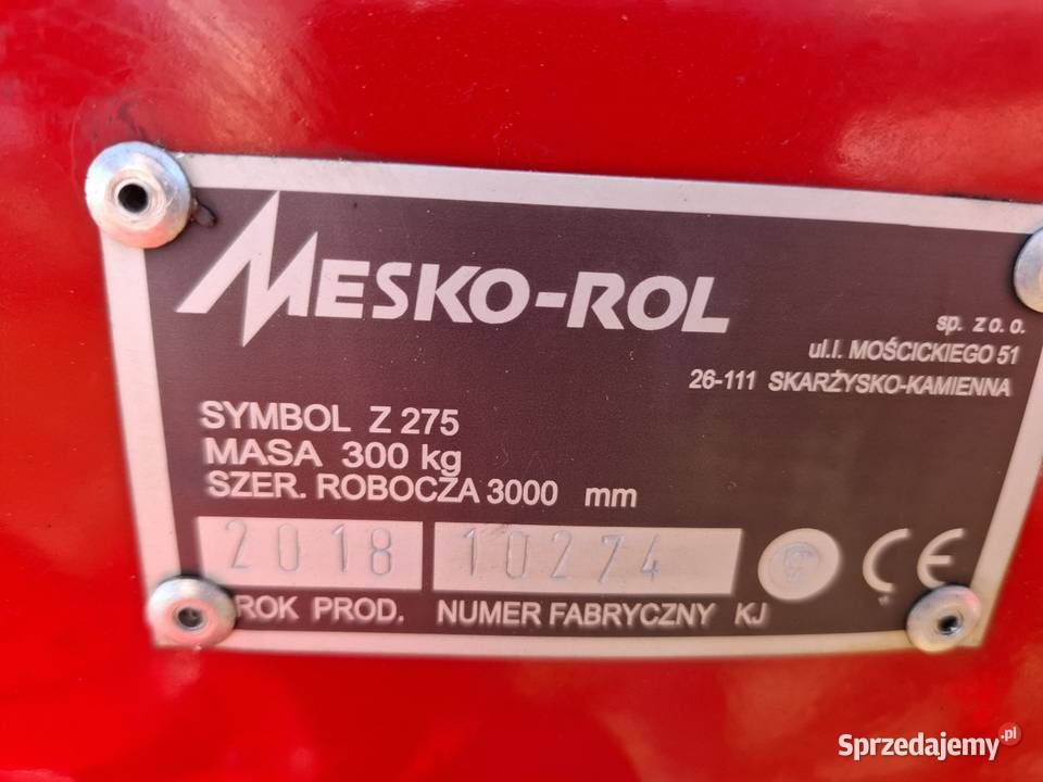 Przetrząsarka przetrząsaczo zgrabiarka MeskoRol Zgrabiarki i przetrząsacze Rolnictwo mazowieckie Radom