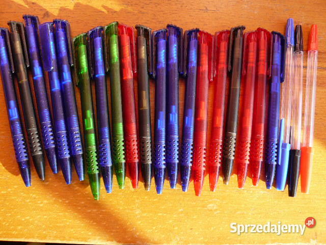 Nieuzywane dlugopisy bez wkladow 35 sztuk Rzeszów