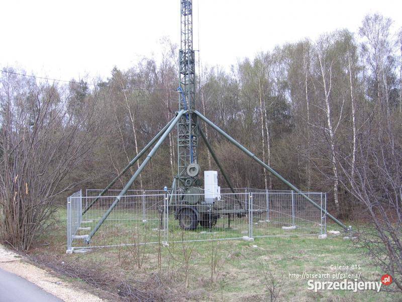Wieża maszt Internet Stacja bazowa słup