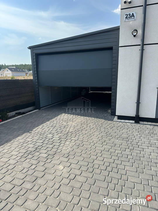 Garaż Blaszany 4x6m Brama Segmentowa Antracyt blacha sprzedam