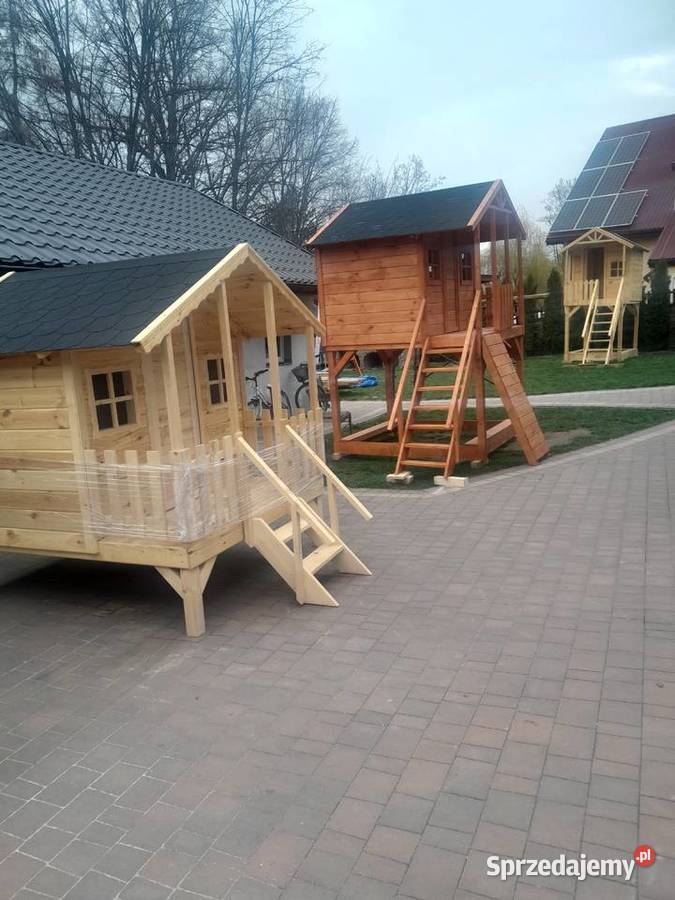 Domek drewniany plac zabaw podkarpackie Straszęcin sprzedam