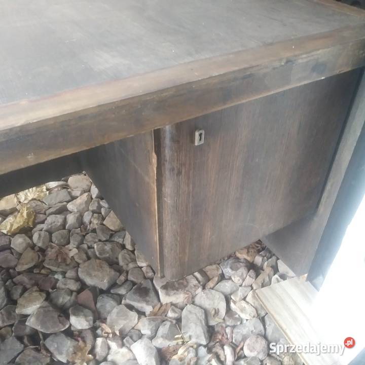 Stare przedwojenne dwustronne biurko 180 x 84 Zagnańsk