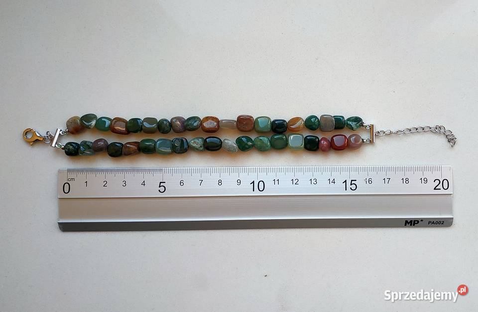 Naszyjnik i bransoletka z fantazyjnych Gostynin