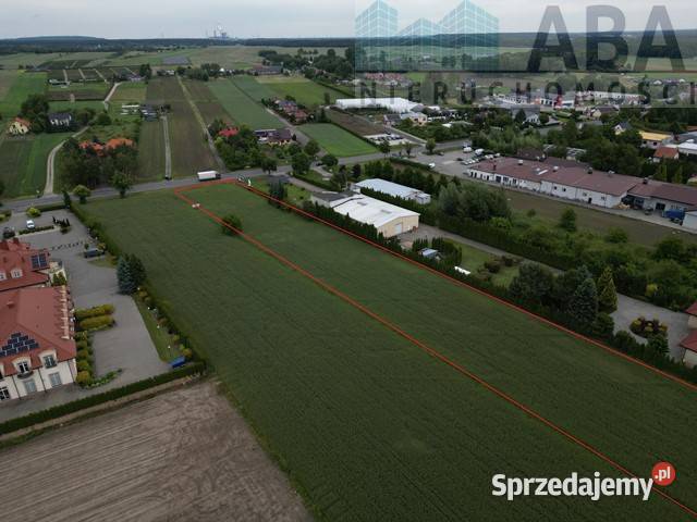 Kraśnica działka inwestycyjna na sprzedaż DK92 wielkopolskie