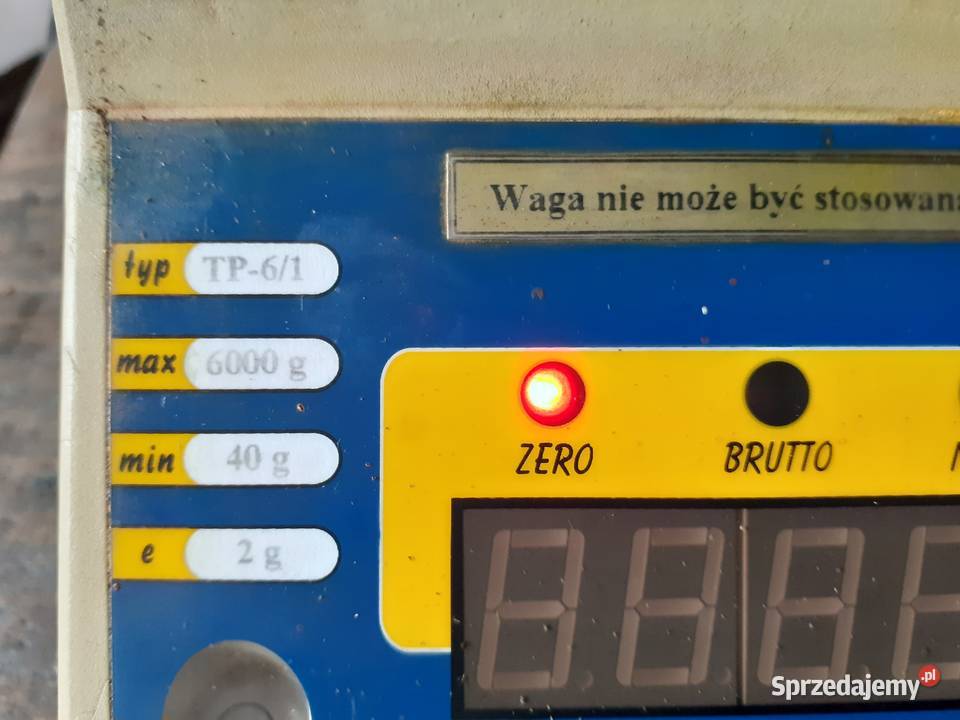 Waga PT61 zasilanie 230V z wyjściem RS biały Akcesoria kuchenne Warszawa