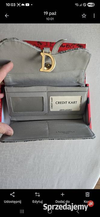 Portfel w pudełku logowany Dla kobiet Ostrzeszów sprzedam