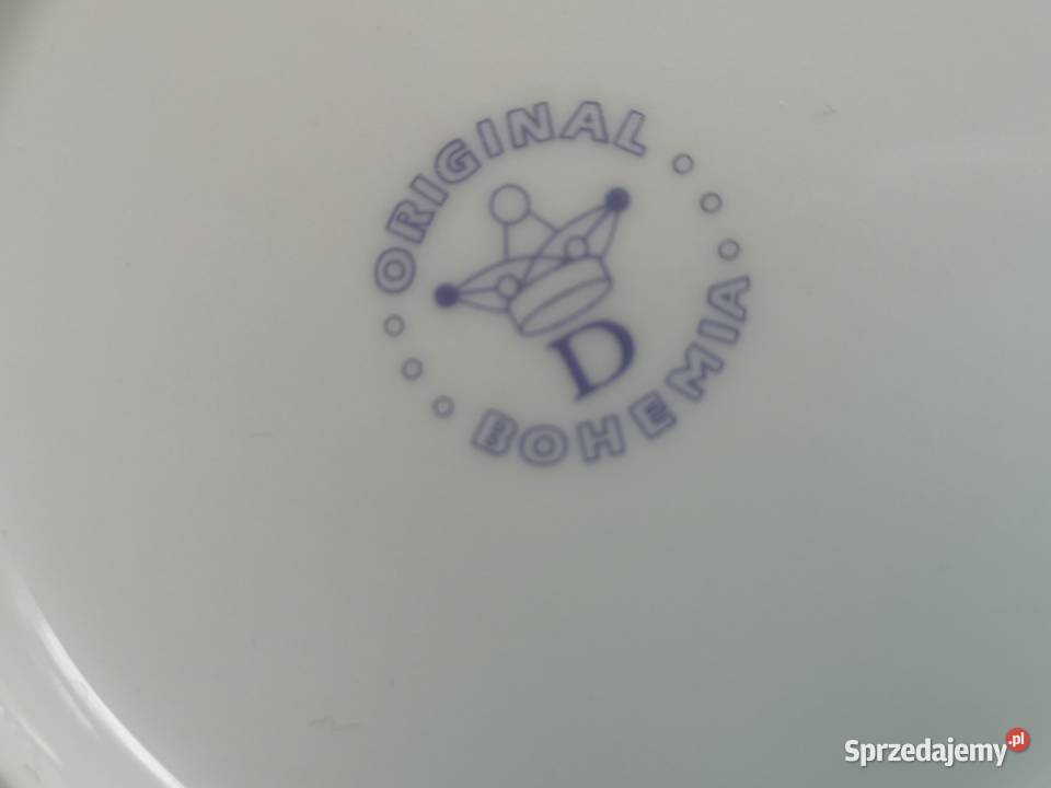 Kubek ze spodkiem porcelana Bohemia vintage Toruń
