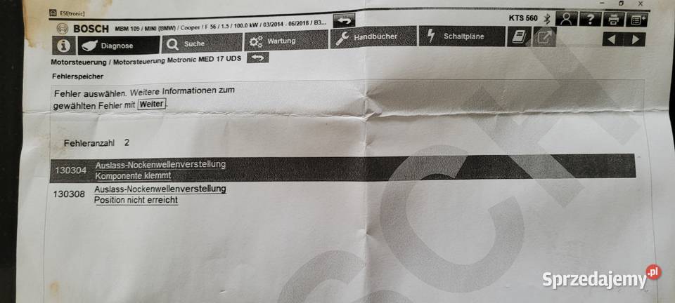 Mini Cooper 15 136 poduszka powietrzna małopolskie Kraków sprzedam