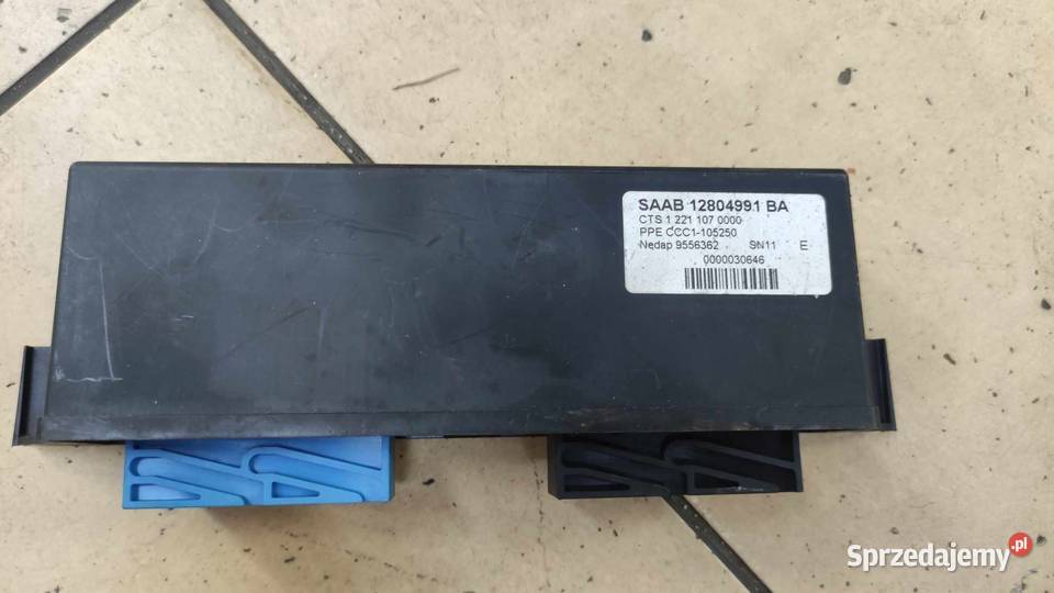 SAAB CABRIO MODUŁ KOMPUTER DACHU 12804991 Układ elektryczny